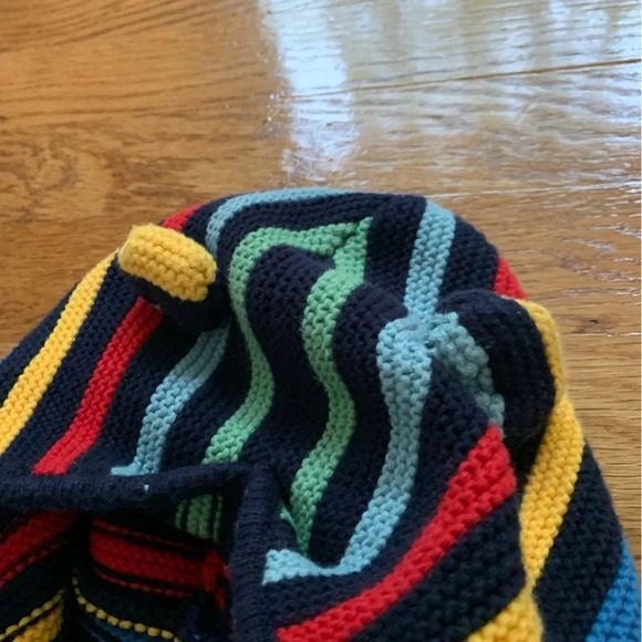 Baby Gap Colorful Stripe 100% Cotton Button Down Sweater with Hood 6-12 Mths - Picture 5 of 6